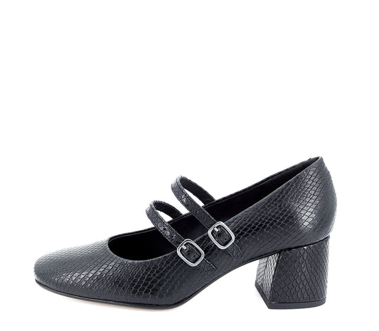 A7494 BLACK HEEL SHOE