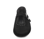 A7544 BAILARINA TACHAS SERRAJE NEGRO