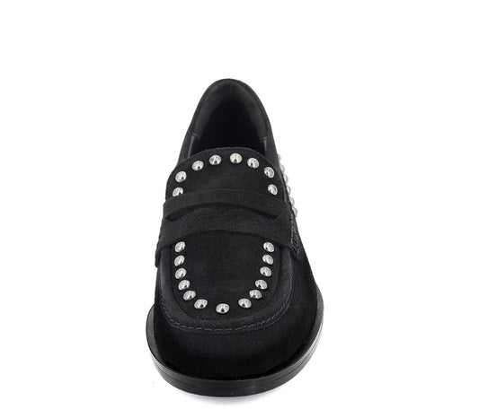 A7563 MOCASÍN ANTE NEGRO