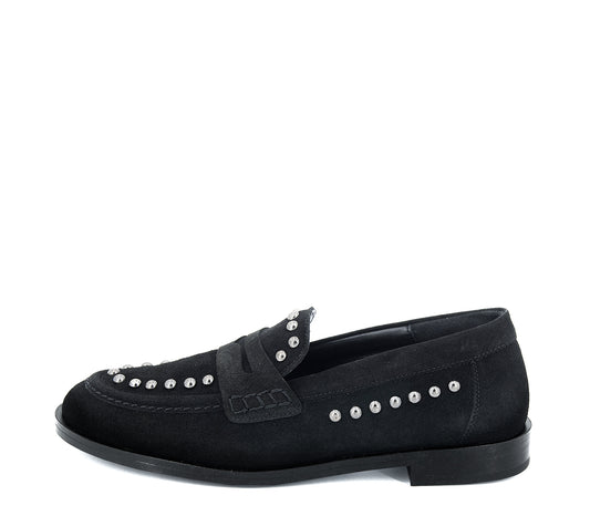 A7563 MOCASÍN ANTE NEGRO