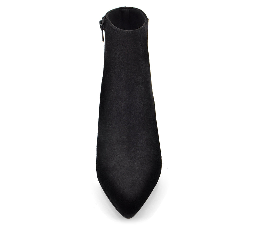 A7831 BOTÍN SERRAJE NEGRO TACÓN FINO