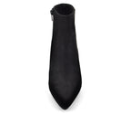A7831 BOTÍN SERRAJE NEGRO TACÓN FINO