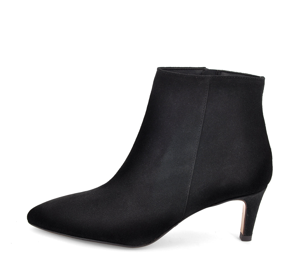 A7831 BOTÍN SERRAJE NEGRO TACÓN FINO