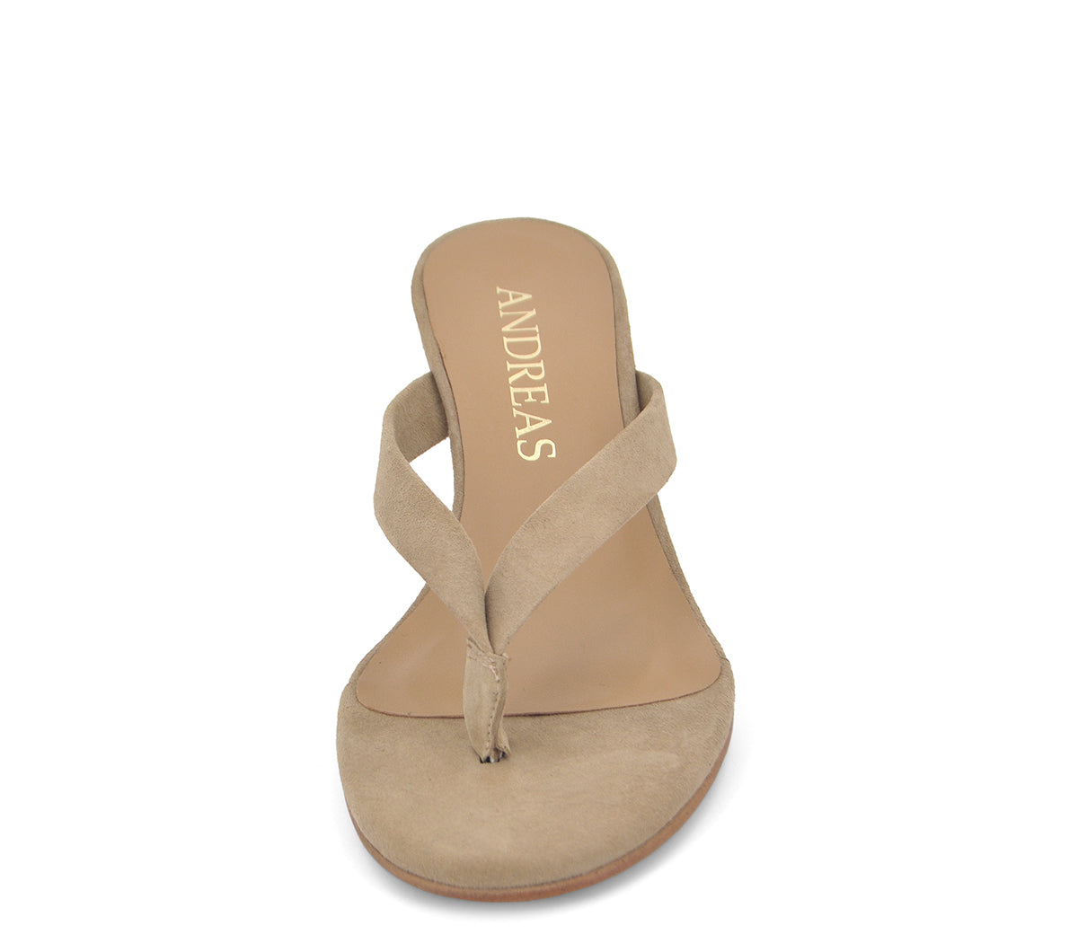 A7838 SANDALIA CUÑA ANTE BEIGE