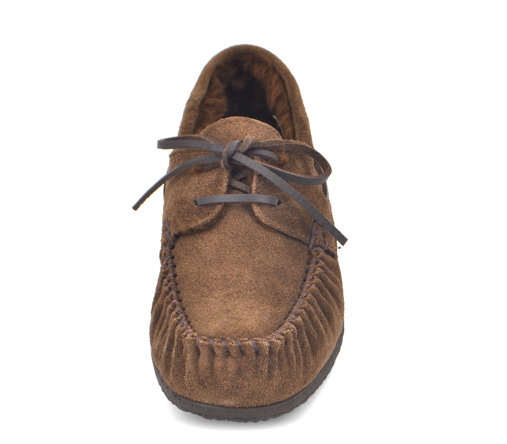 A7866 BLUCHER SERRAJE MARRÓN Y PELO