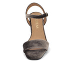 A4914 SANDALIA TACÓN TERCIOPELO TAUPE