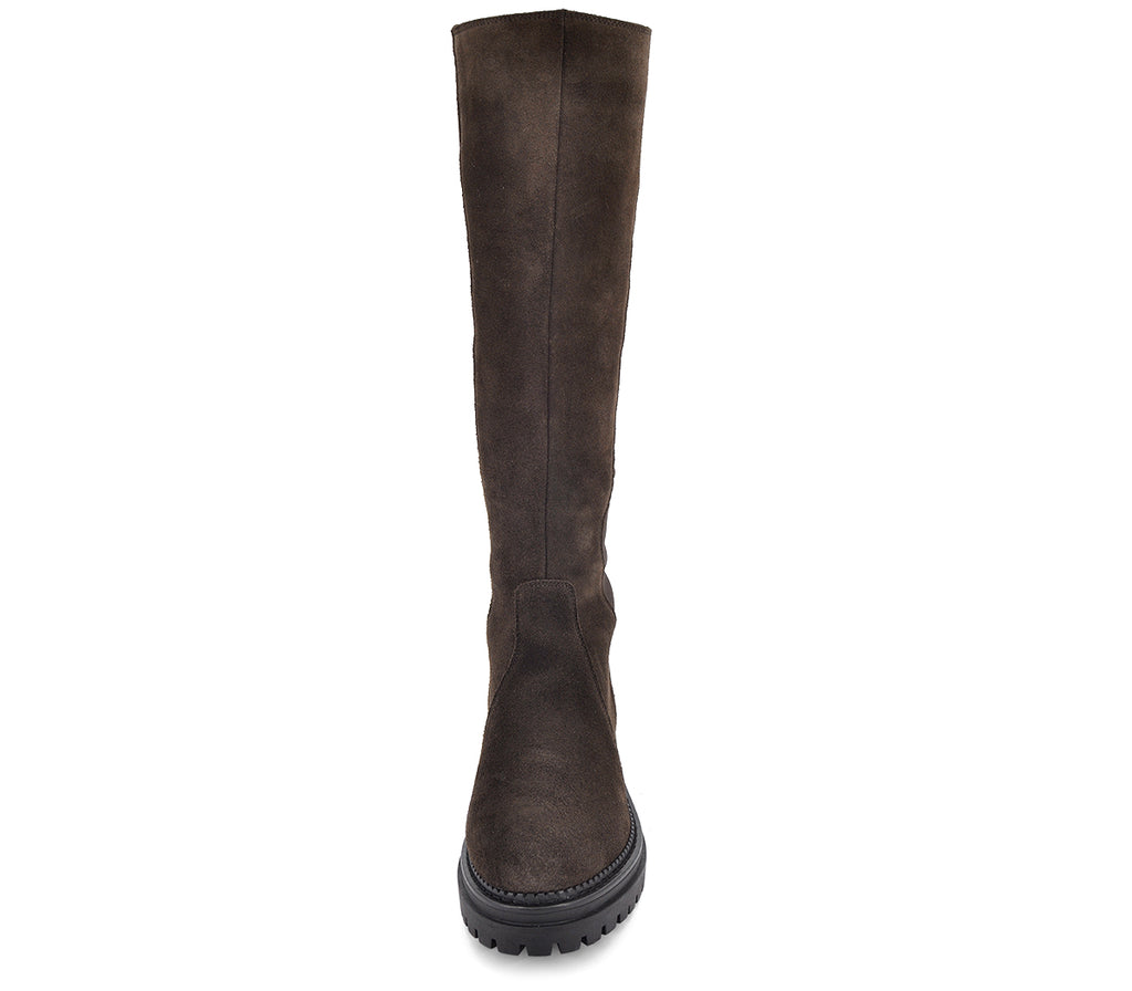 A7036 BOTA SERRAJE Y ELÁSTICO MARRÓN