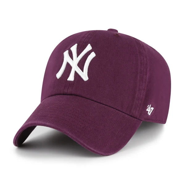 47 CLEAN UP GORRA NY BURDEOS