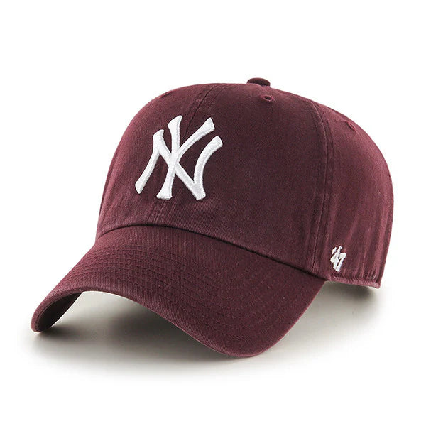 47 CLEAN UP GORRA NY GRANATE