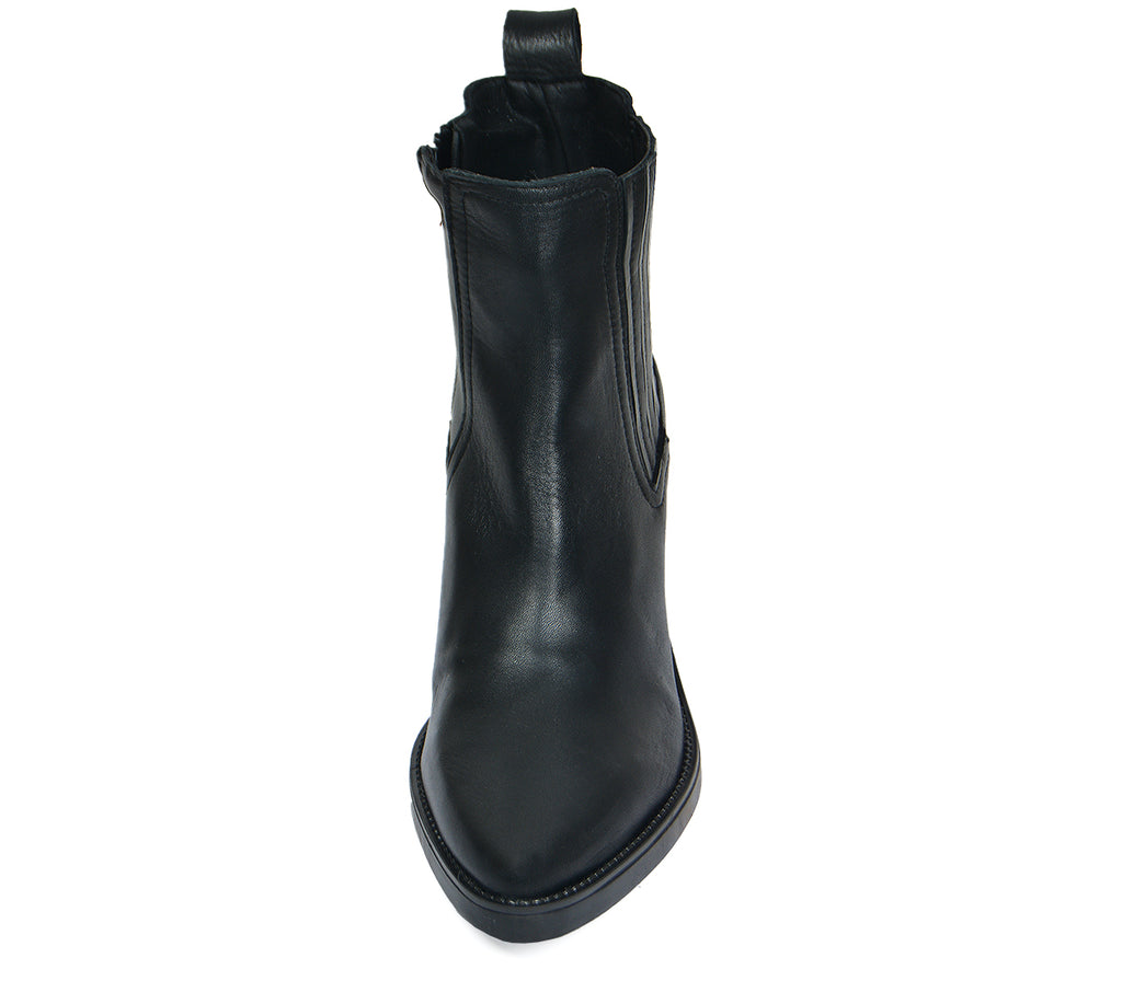 W-5 BOTÍN COWBOY PIEL NEGRA