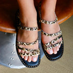 CORABEL LEOPARD SANDAL L VE25|26