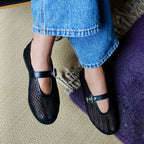 A7393 BAILARINA MESH NEGRA