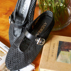 A7393 BAILARINA MESH NEGRA