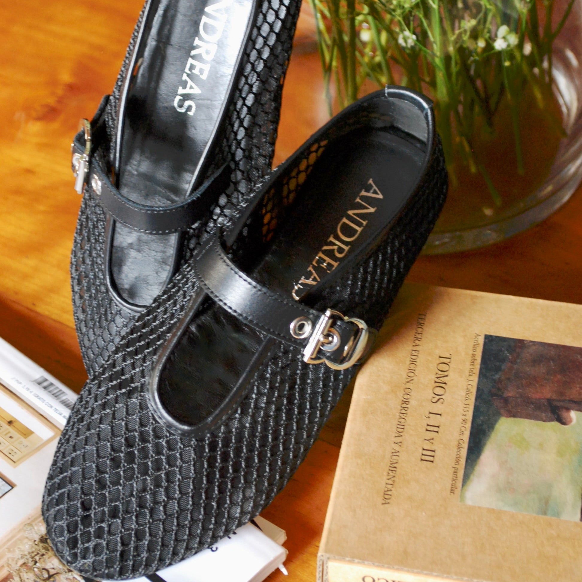 A7393 BAILARINA MESH NEGRA