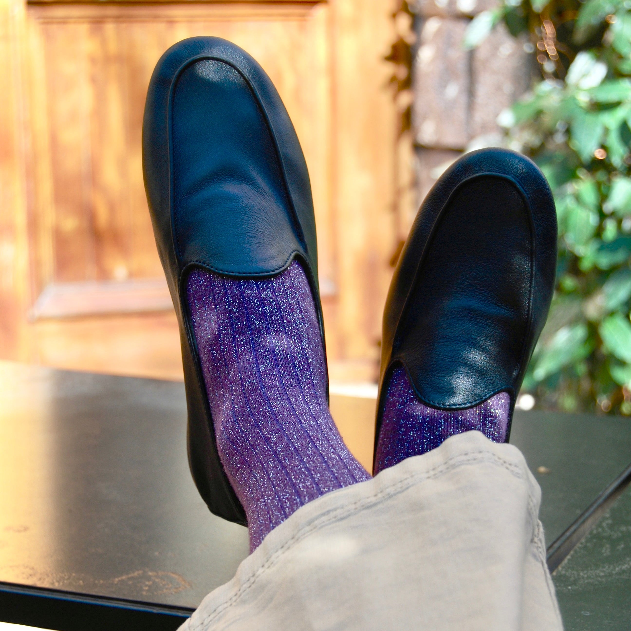 528 ZAPATO MOCASÍN PIEL MARINO