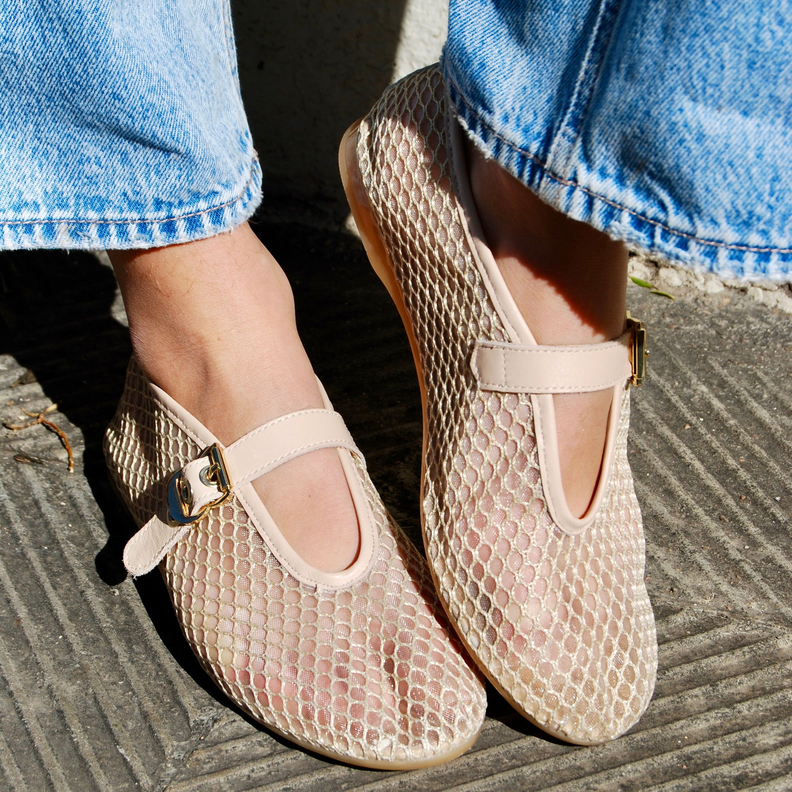 A7393 BAILARINA MESH BEIGE