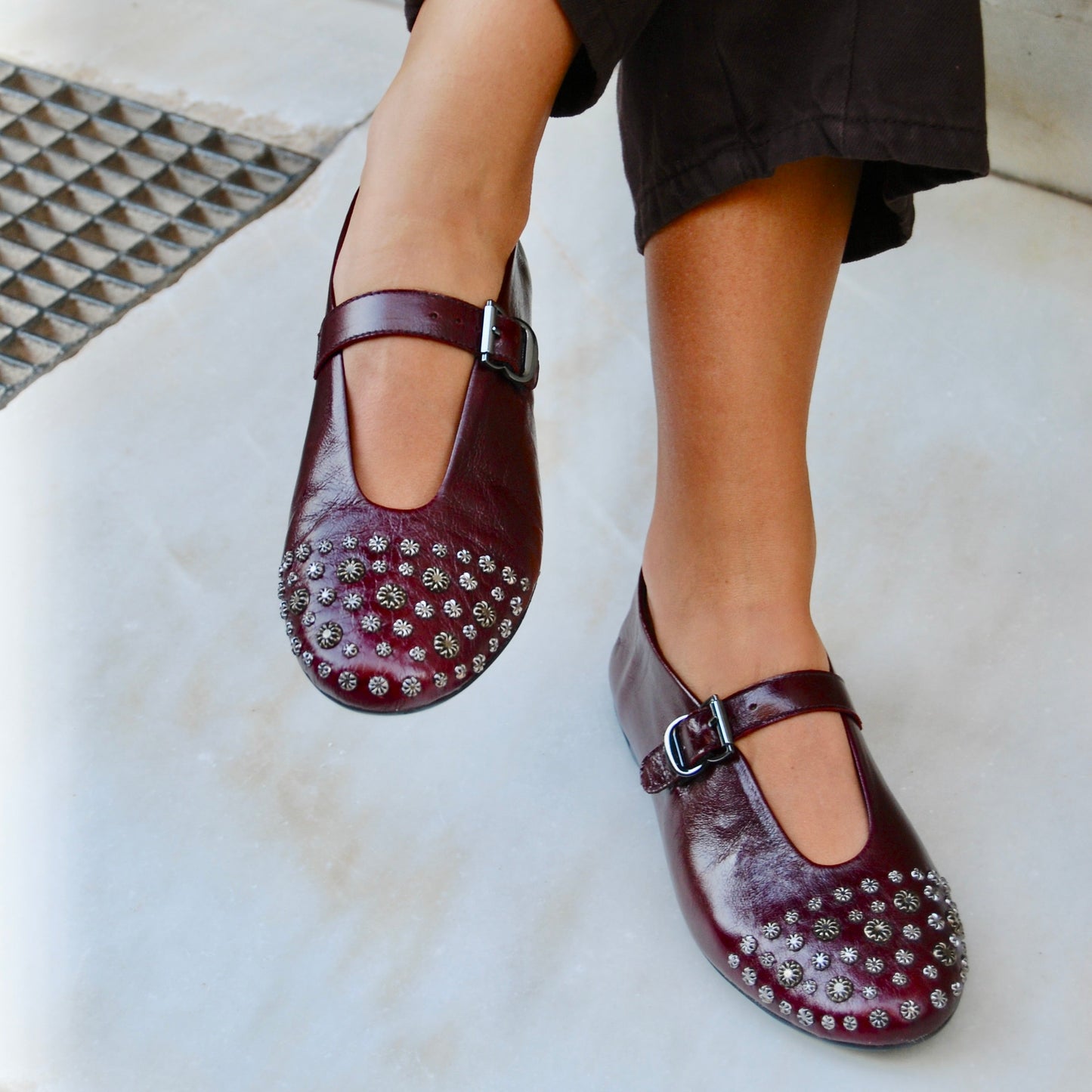 A7528 BURGUNDY SHOE