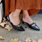 A7087 ZAPATO DESTALONADO NEGRO