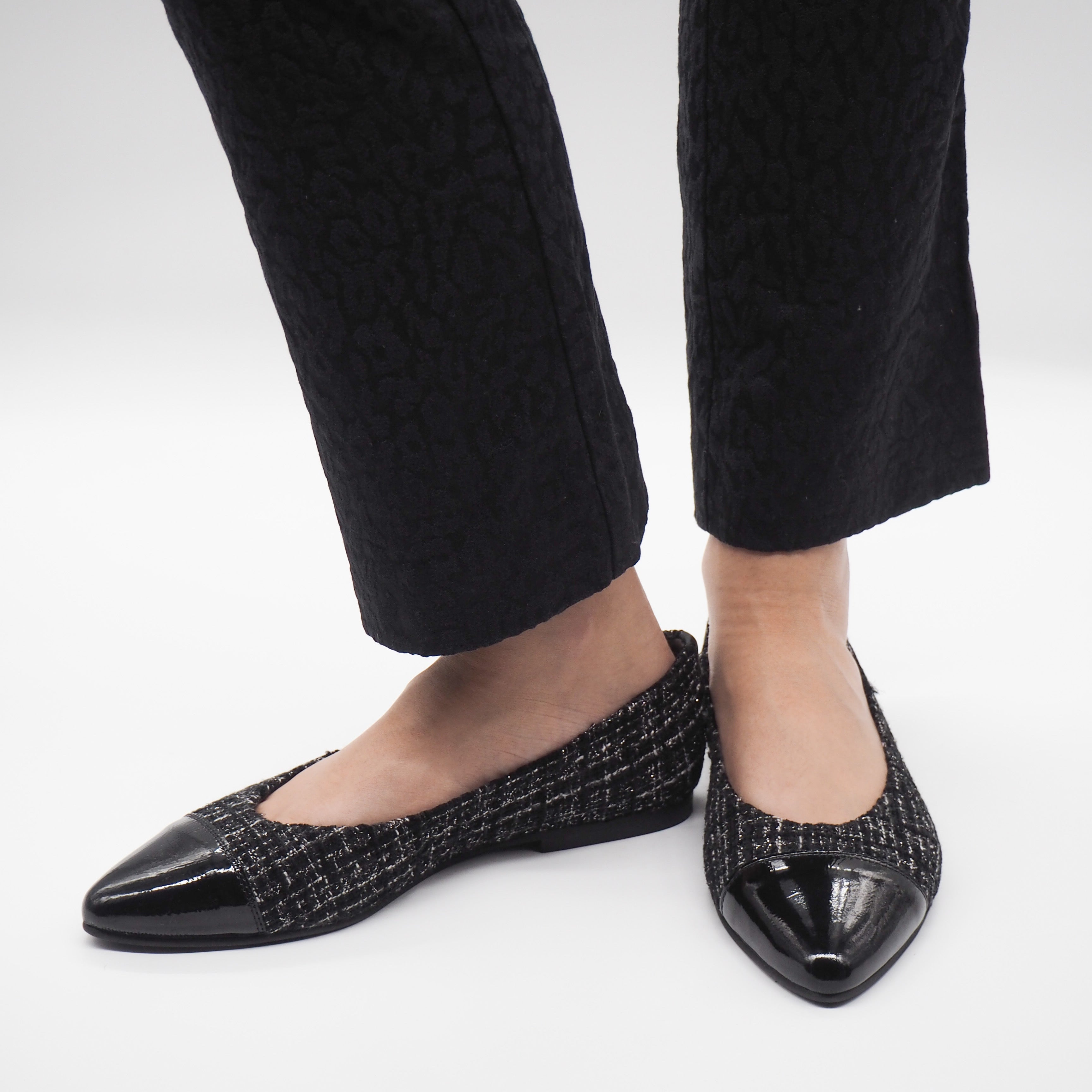 A4279 BAILARINA TWEED NEGRO
