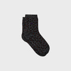 FFL01 CALCETINES LEOPARDO/ NEGRO