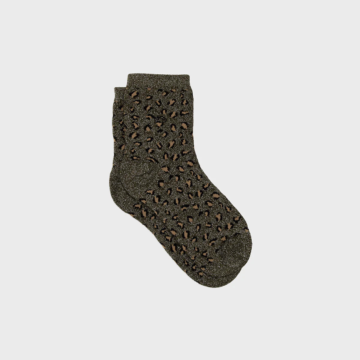 FFL02 CALCETINES LEOPARDO/KAKI