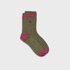 FPA30 CALCETINES KAKI/ROSA