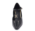 GAMO-PI ZAPATO  PIEL TACÓN NEGRO