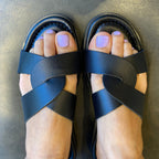 BLACK SANDAL F-17 P VE25|15