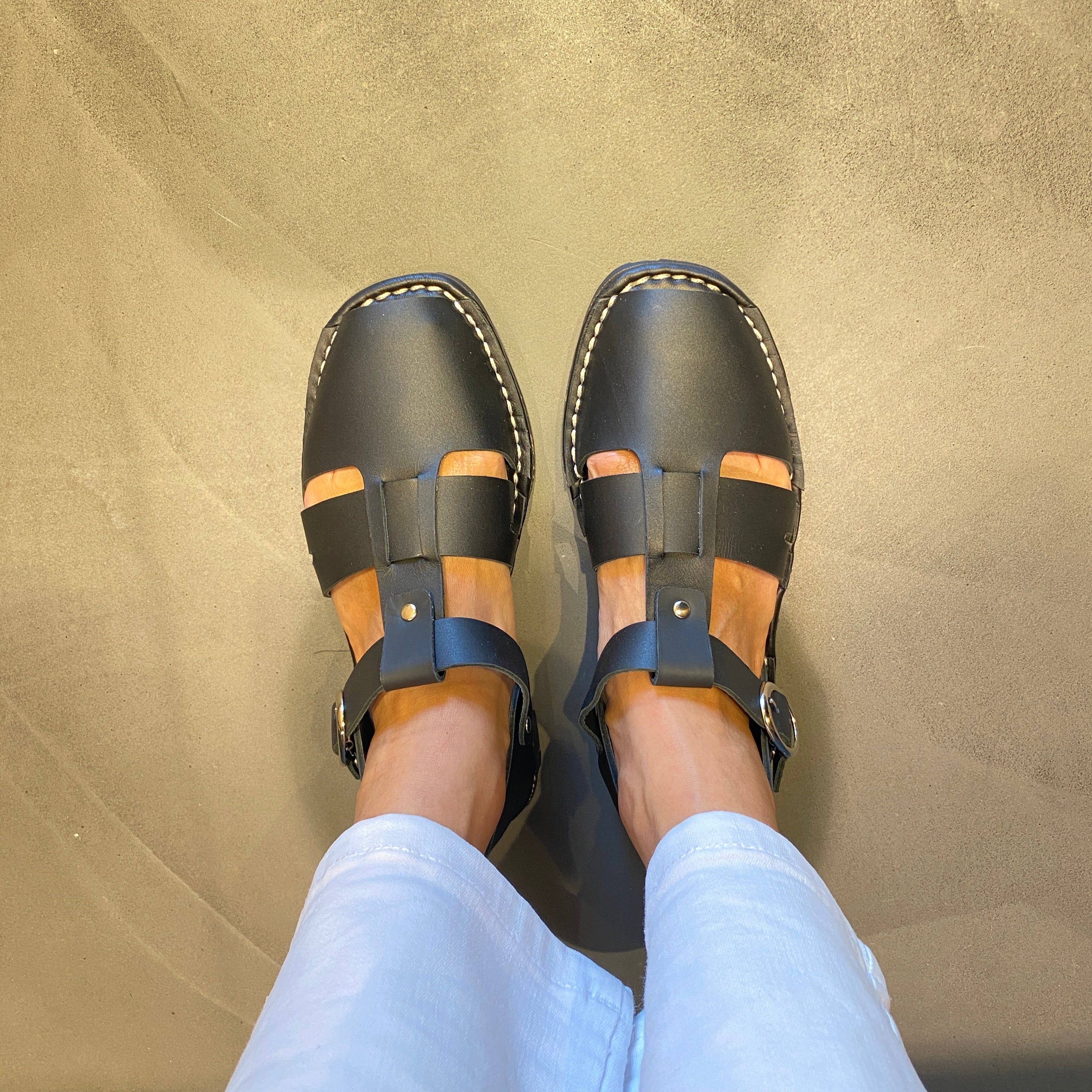 BLACK SANDAL F-05 P VE25|15