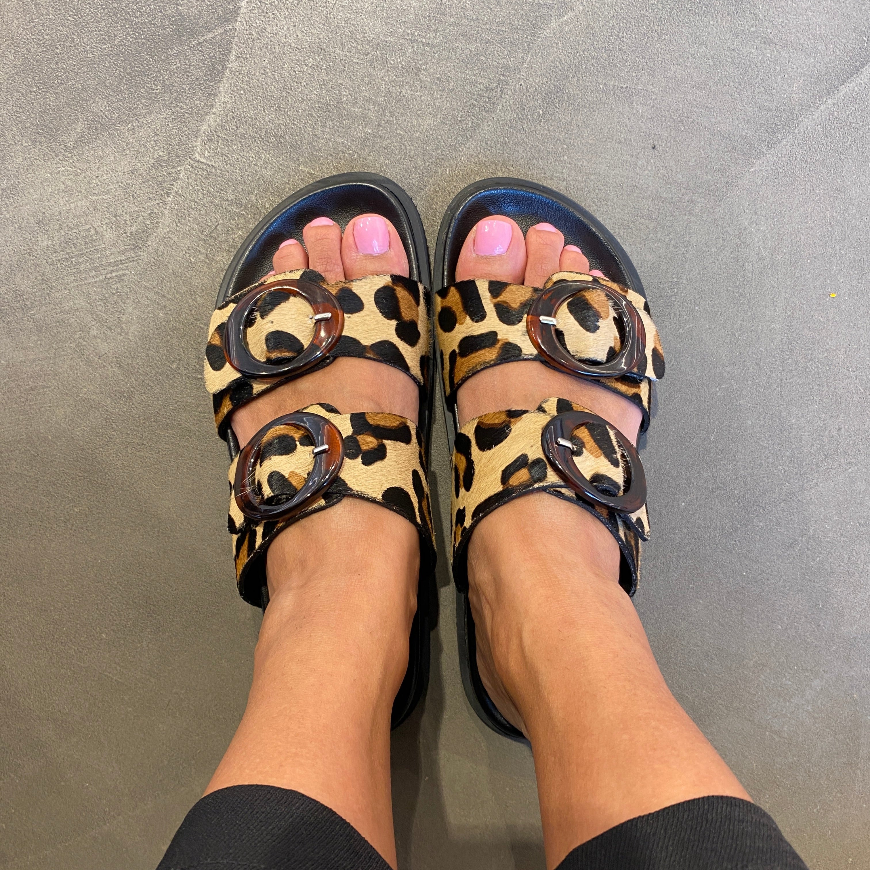 LEOPARD SANDAL F-8 L VE25|26