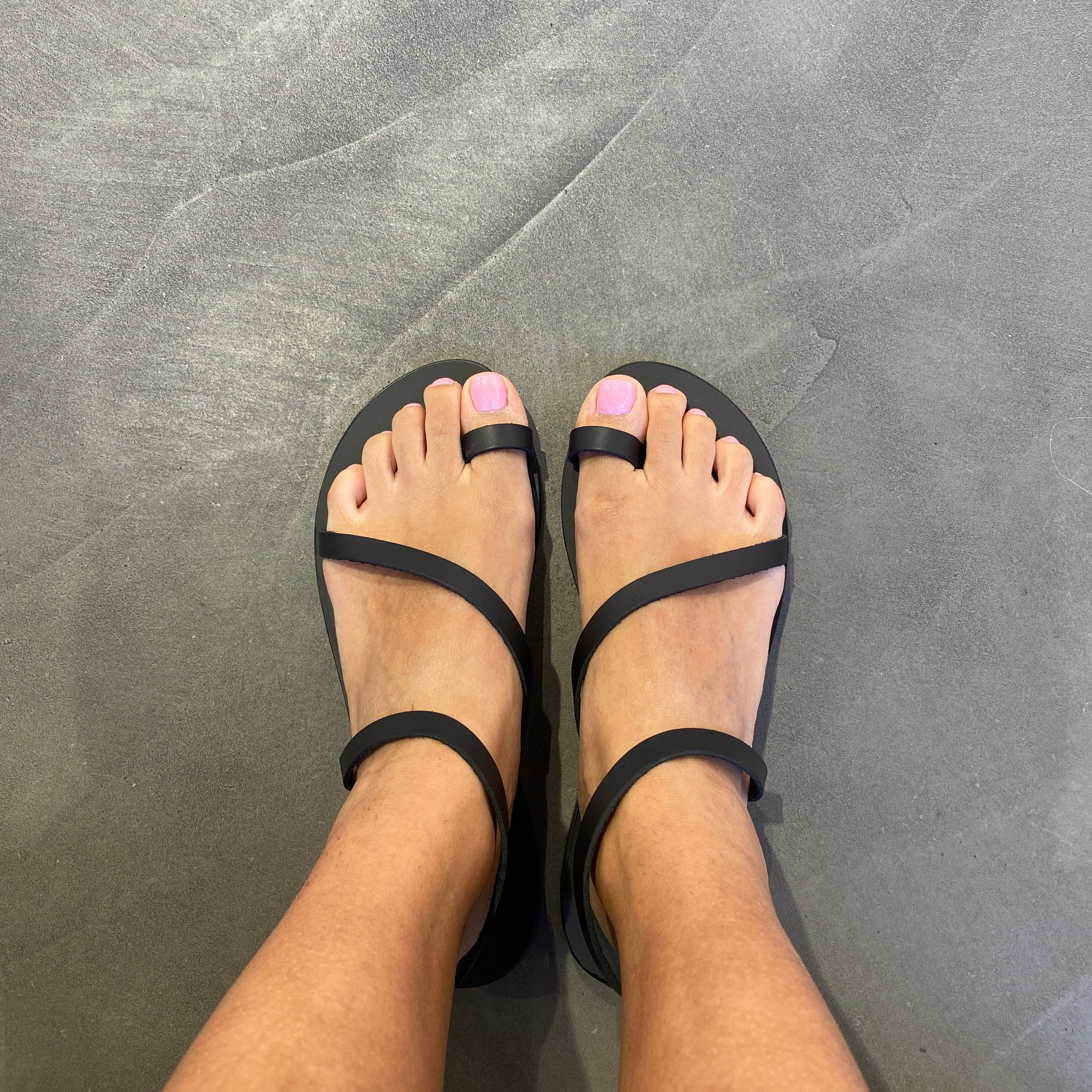 BLACK SANDAL E1-023 P VE25|15