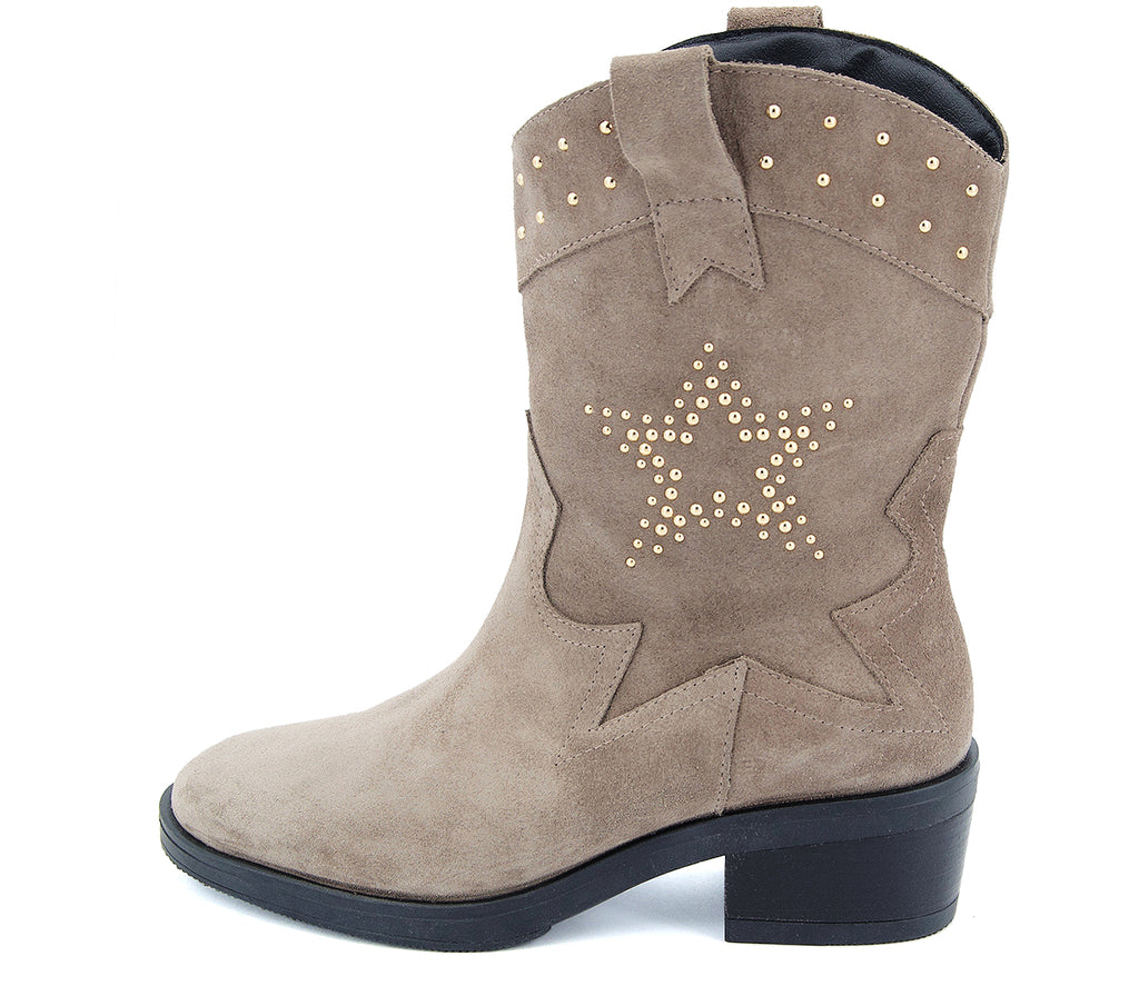 K-3 BOTA COWBOY ESTRELLA SERRAJE TAUPE