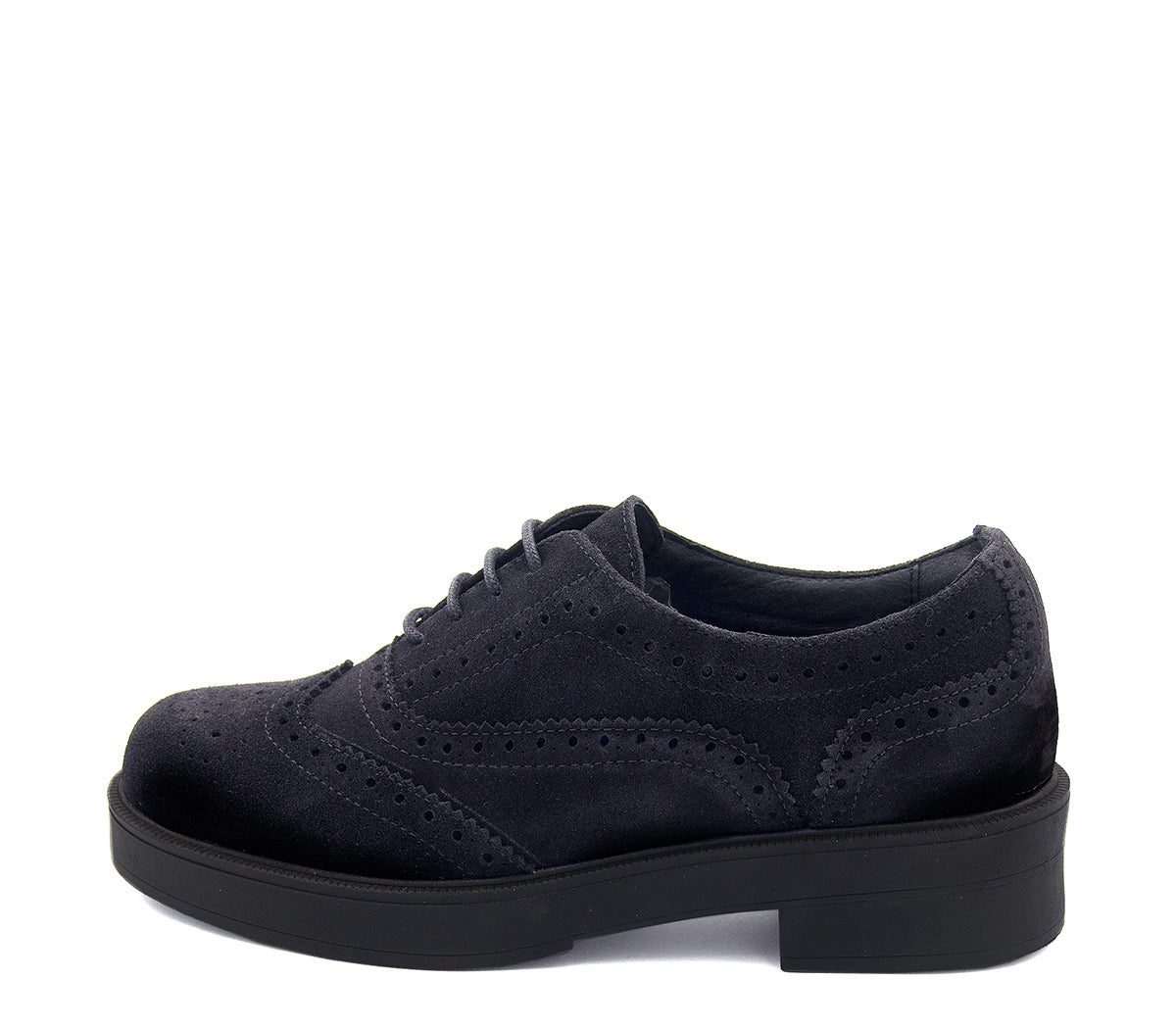 K-6 BLUCHER CORDONES SERRAJE NEGRO