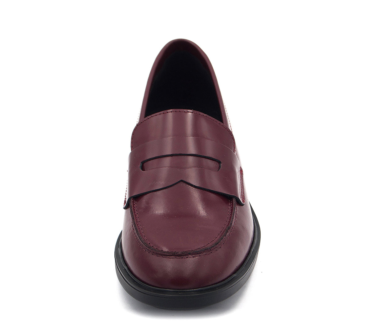 K-8 MOCASIN PIEL BURDEOS