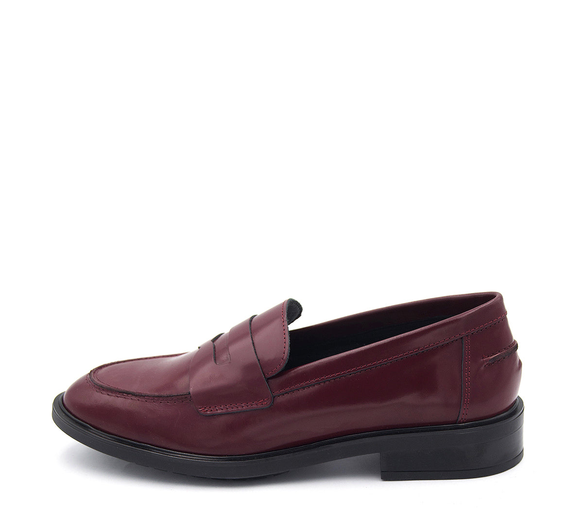 K-8 MOCASIN PIEL BURDEOS