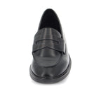 K-8 MOCASÍN PIEL NEGRA