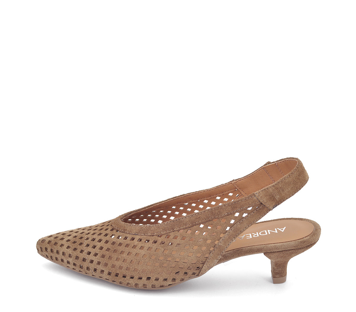 NYSA ZAPATO DESTALONADO PERFORADO SERRAJE CAMEL