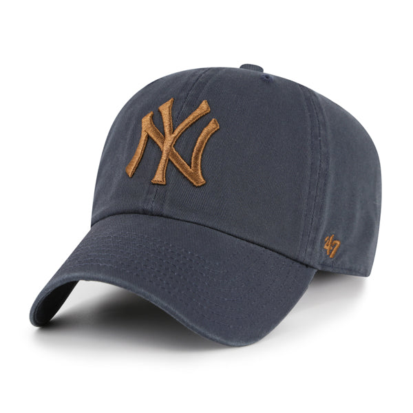 47 CLEAN UP GORRA NY AZUL/OCRE