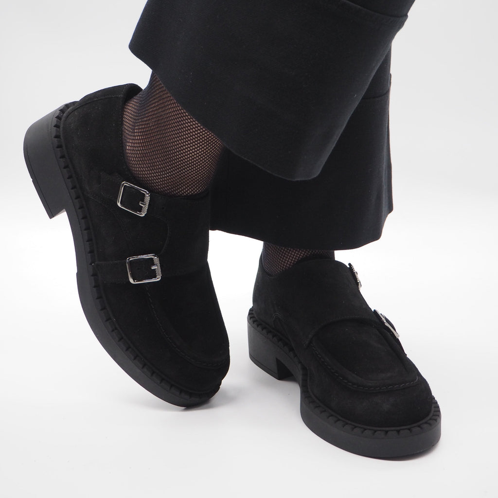 A7514 BLUCHER SERRAJE NEGRO