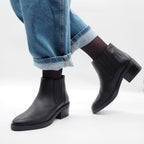 K4 BOTÍN COWBOY PIEL NEGRA