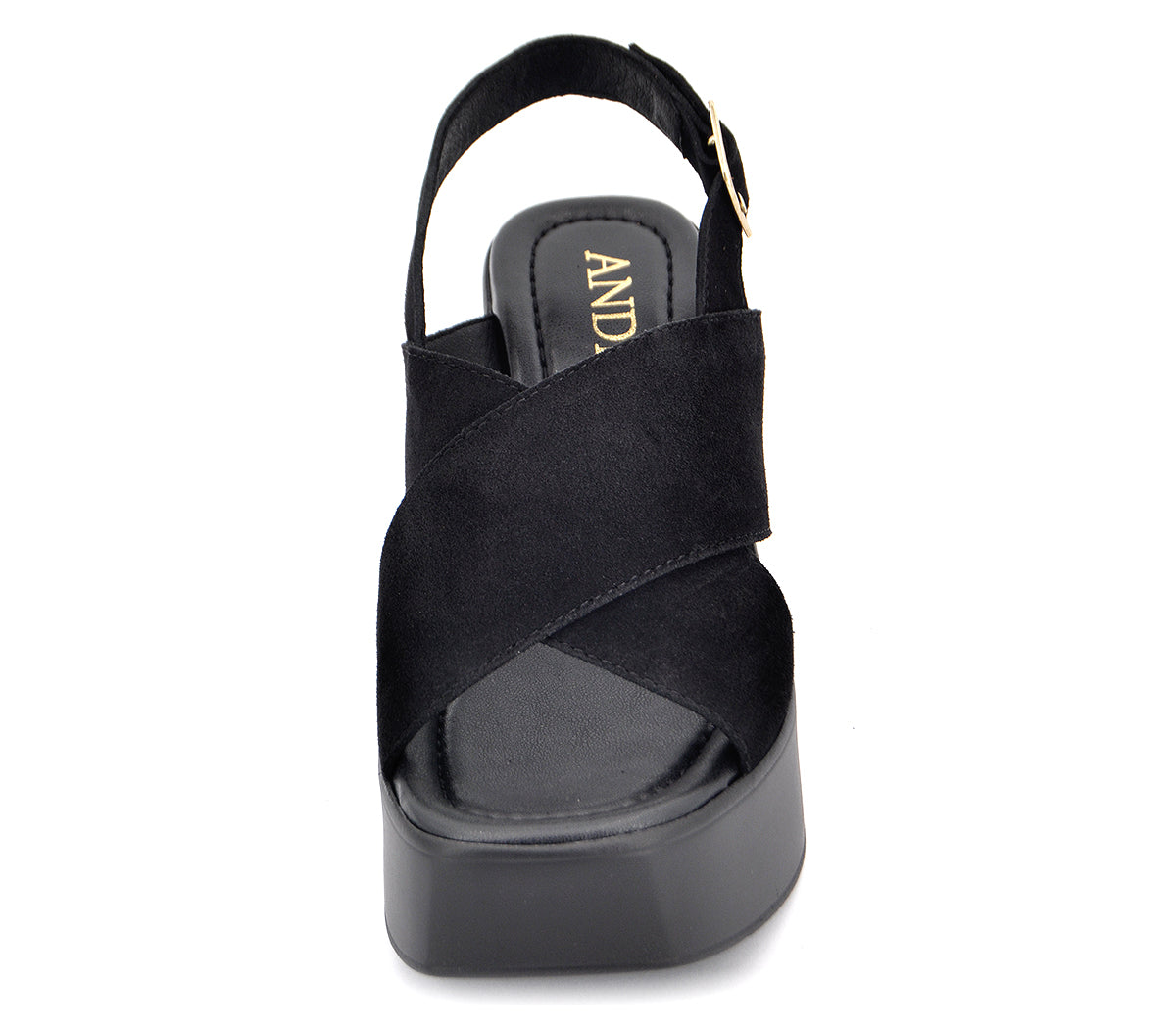 S-13 SANDALIA PLATAFORMA SERRAJE NEGRO