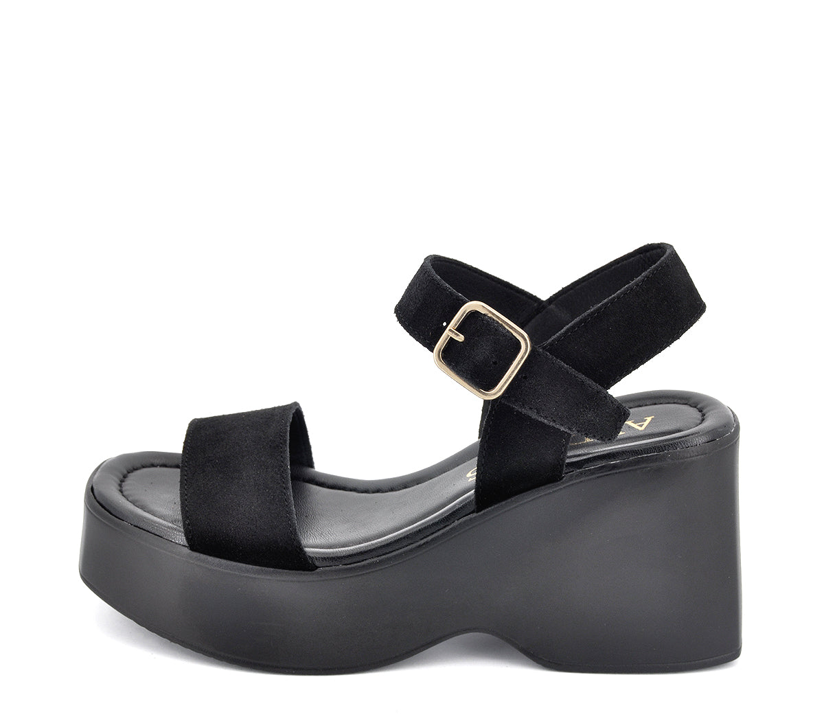 S-14 SANDALIA PLATAFORMA SERRAJE NEGRO