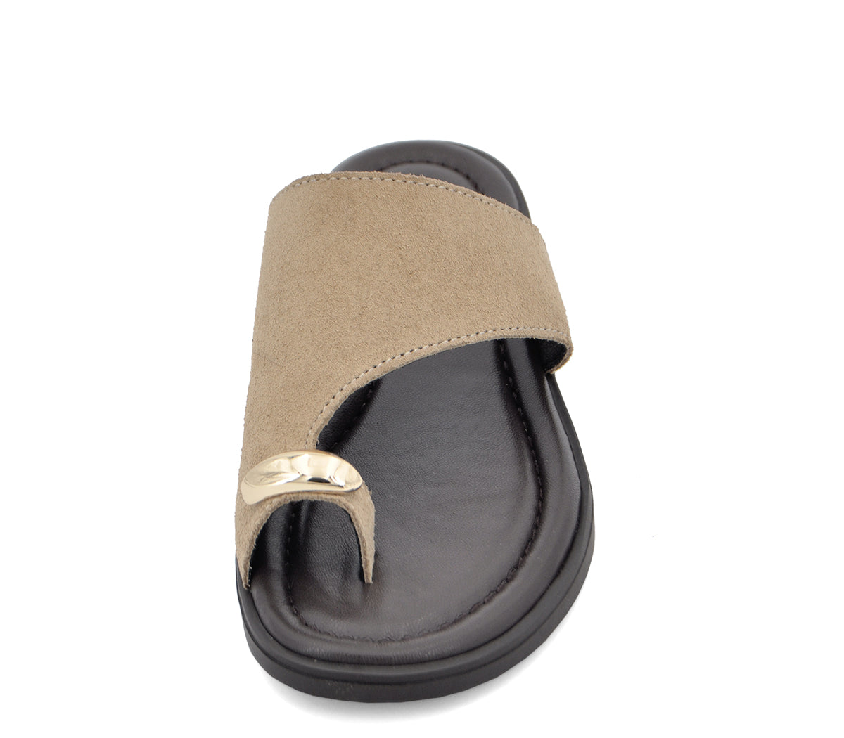 S-15 SANDALIA PIEZA SERRAJE BEIGE