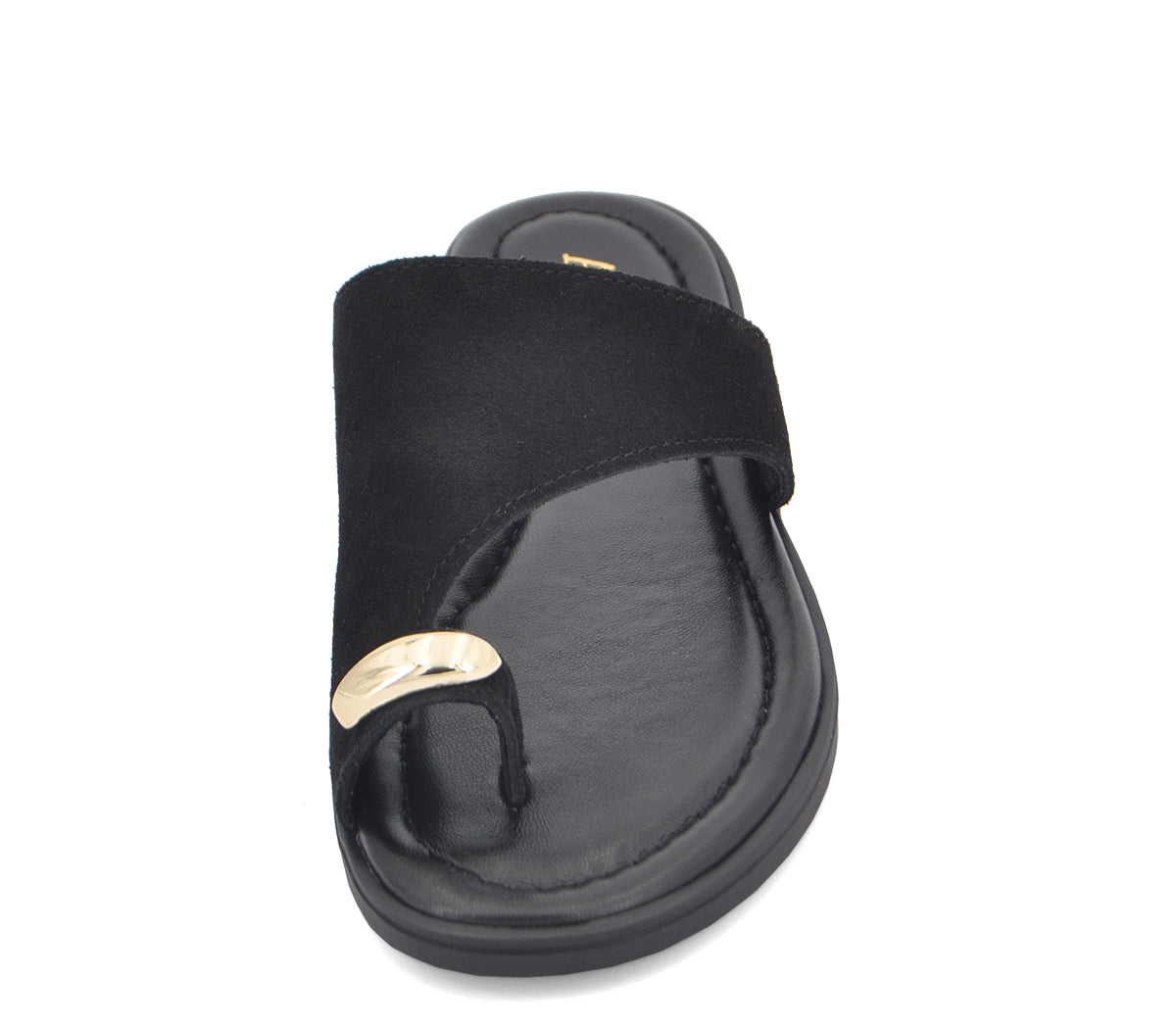 S-15 SANDALIA PIEZA SERRAJE NEGRO