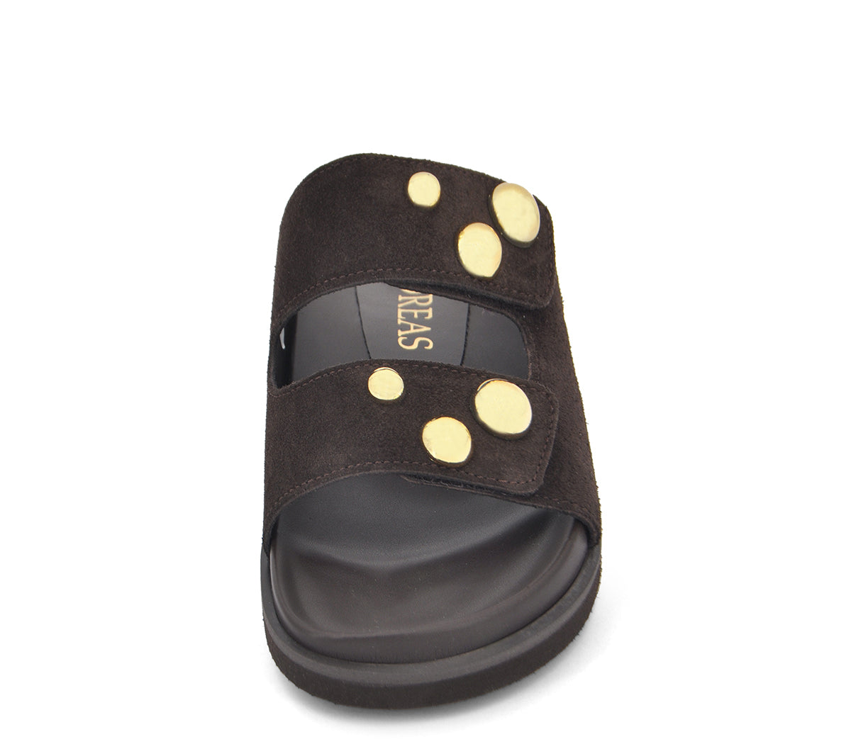 S-4 SANDALIA BIO SERRAJE TESTA ADORNOS DORADOS