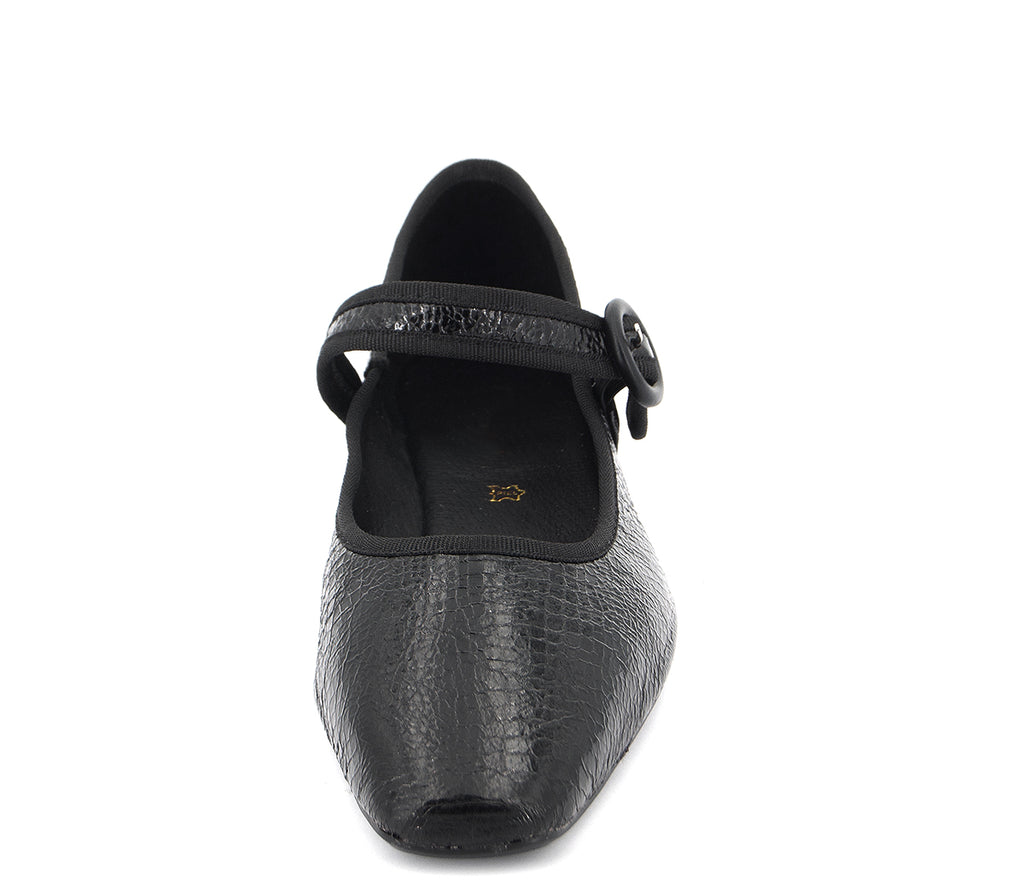 SA742 BAILARINA EFECTO CHAROL NEGRO