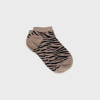 SFW16 CALCETINES ZEBRA/BEIGE-NEGRO