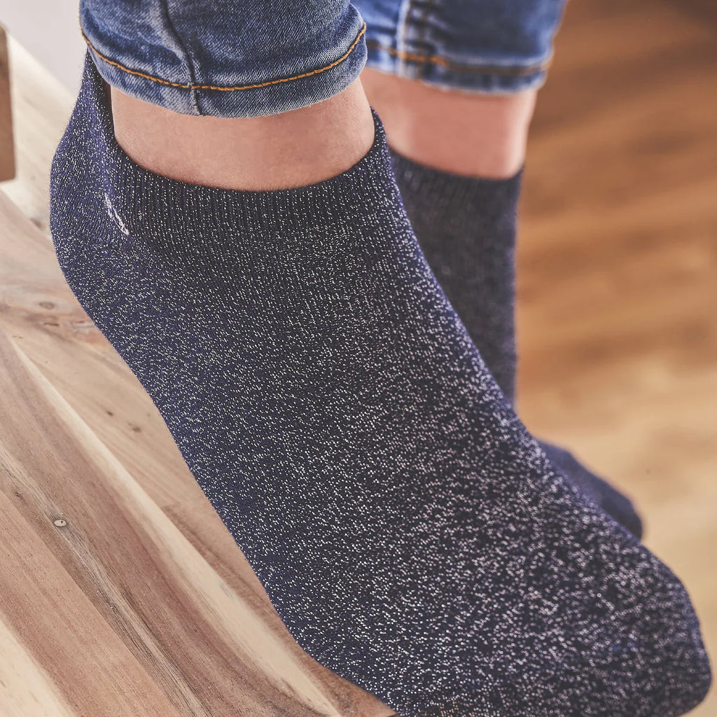 SP05 CALCETINES LUREX/AZUL