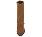 SS1973 BOTAS COWBOY SERRAJE CAMEL CON POLAINA