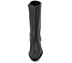 SS1974 BOTAS COWBOY PIEL NEGRA CON POLAINA